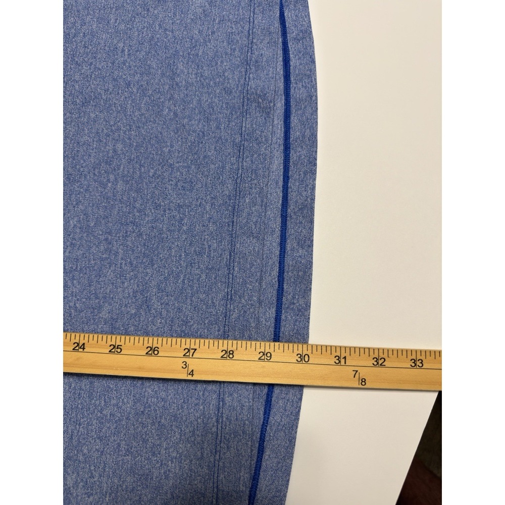 Lululemon Men's Evolution Polo Shirt Pique Performance Sz XL Blue Stretch Button - Picture 5 of 8